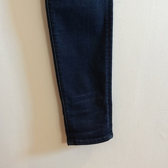 AYR Dark Wash Distressed Tall Long Stretch Skinny Jeans - Size 28x32 - Picture 2 of 12